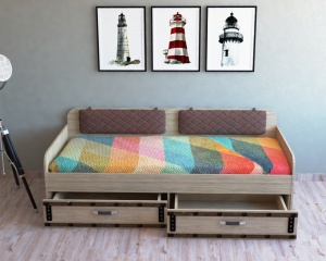 Кровать 190х90 коллекции Фрегат-6