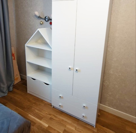 Шкаф коллекции Умка (цвет: белый) от Династия Kids