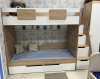Кровать двухъярусная Мозаика 190х90 от Династия Kids