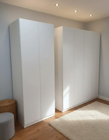 Шкаф 3-х створчатый Практик (ручки-рейлинг) от Династия Kids