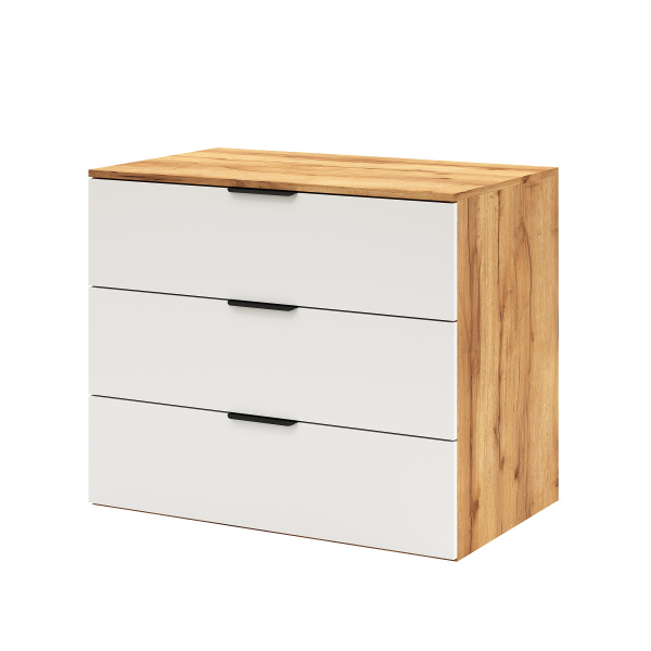 Комод коллекции Брайт Золотистый (с доводчиками)