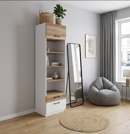 Стеллаж открытый коллекции Твой Стиль (гл. 550 мм) от Династия Kids