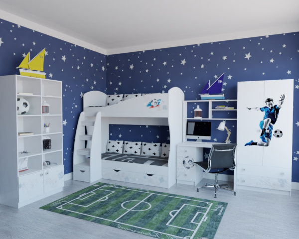 Стеллаж Футбол от Династия Kids