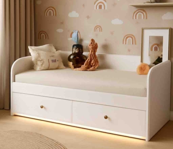 Кровать 180х80 коллекции Умка NEW (прямая спинка)