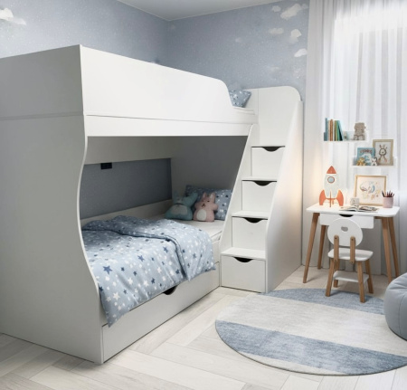 Двухъярусная кровать 90х200 Умка-3  от Династия Kids