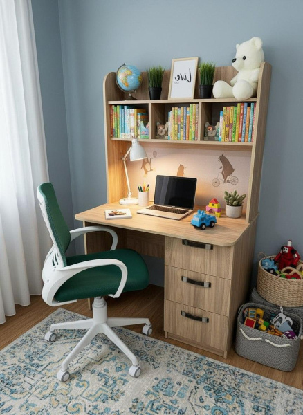 Стол письменный КСТ-12 (вяз швейцарский)