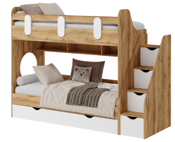 Двухъярусная кровать Фортуна 180х80 (размеры и цвета разные)