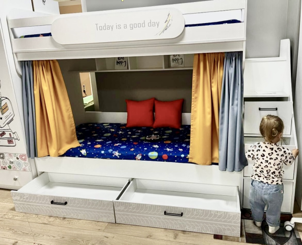 Двухъярусная кровать Престиж 190*90 от Династия Kids