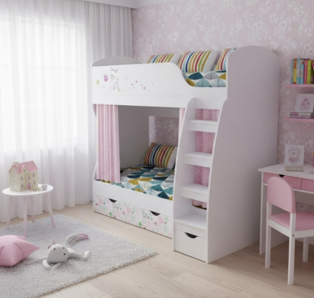 Кровать двухъярусная коллекции Анита 180х80 от Династия Kids