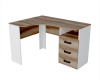 Стол угловой Твой Стиль с 3 ящиками (без принта) от Династия Kids
