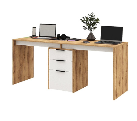 Стол Тандем 1800 мм (корпус дуб золотистый)  от Династия Kids