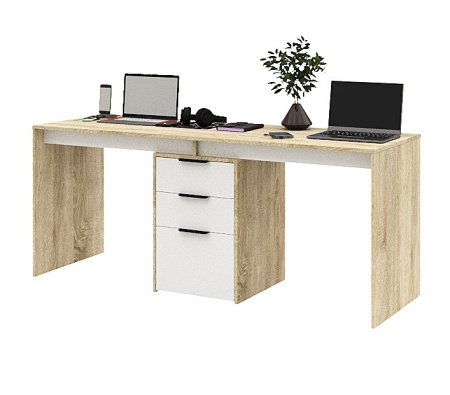 Стол Тандем 1800 мм (корпус дуб сонома) от Династия Kids