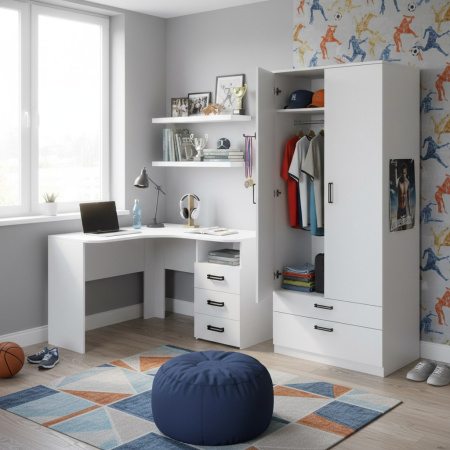 Шкаф коллекции Престиж (глубина 550 мм) без принта от Династия Kids