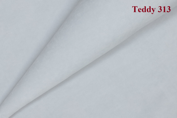 Мягкая кровать Слайт полоса угловая 190х80. Велюр Teddy 313 (серый)