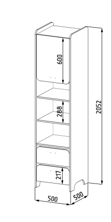 Пенал коллекции Юниор-2  от Династия Kids