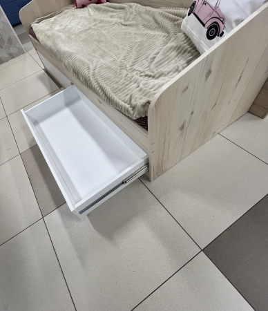 Кровать Джуни 190х80 (цвет: белый) с ящиками