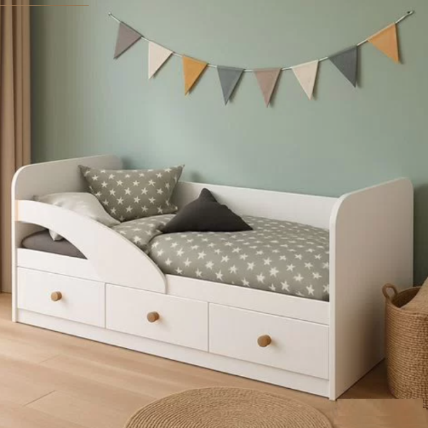 Кровать 160х80 Умка-5 (ручки - дуб)