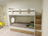 Кровать двухъярусная Фортуна-2 (дуб сонома + белый) 180х80 от Династия Kids