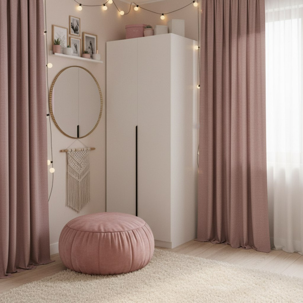 Шкаф 2-х створчатый Практик (ручка-рейлинг)