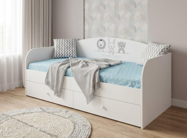 Кровать коллекции Хэппи 180х80 от Династия Kids