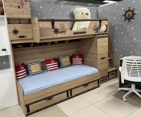 Кровать Фрегат-6 + кровать Фрегат-4  от Династия Kids