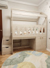 Кровать-чердак 160х80 Теремок (гаскон пайн) от Династия Kids