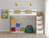 НАБОР: кровать-чердак Мозаика + Стеллаж универсальный  от Династия Kids