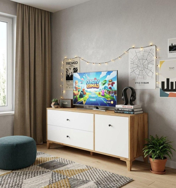 Тумба-комод 1200 мм Альви-3  