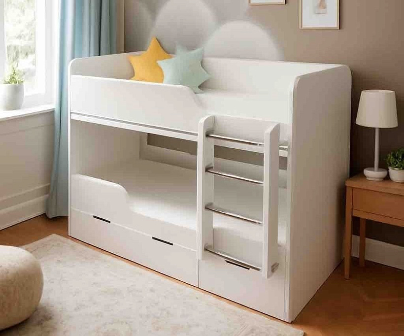 Кровати с фронтальной лестницей от Династия Kids