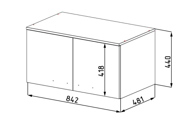 Антресоль к шкафу Фрегат от Династия Kids
