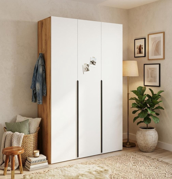 Шкаф 3-х дверный коллекции Брайт Золотистый