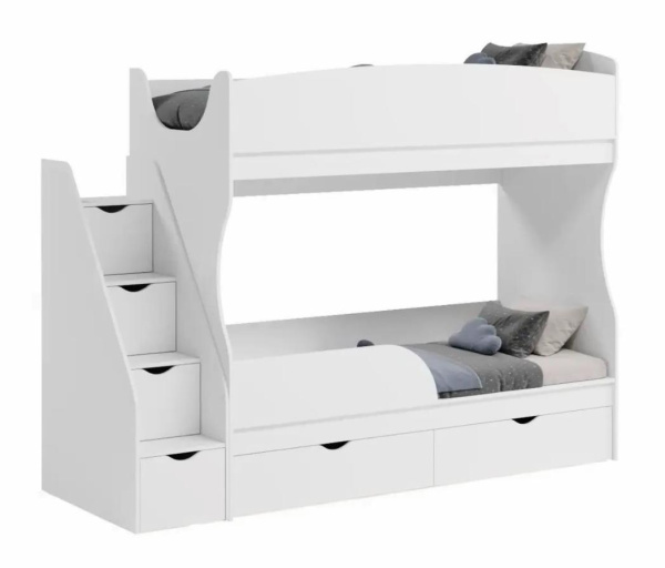 Двухъярусная кровать Альфа 190х80 с бортиком