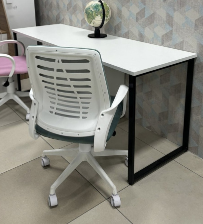 Стол Дуэт 2200 мм (дуб каньон + опоры черные) от Династия Kids